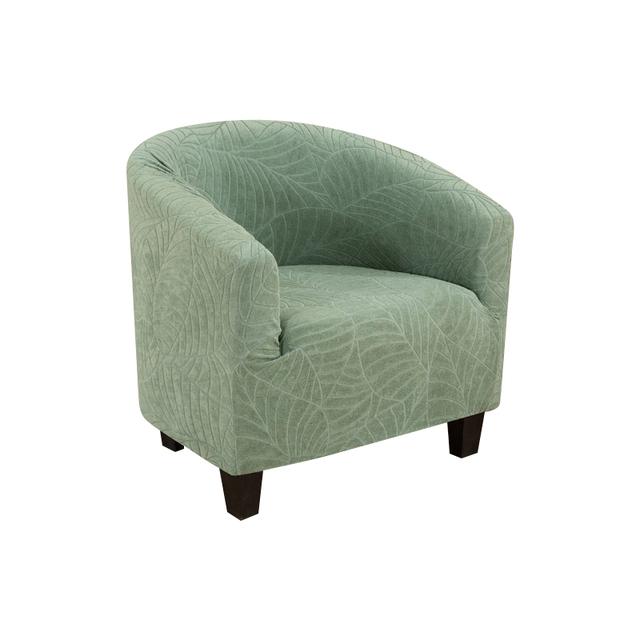 Чехол на клубное кресло, жаккардовый Расслабляющий эластичный чехол в скандинавском стиле, один чехол для клубного дивана для гостиной, эластичный чехол для кресла