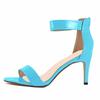 New Women Sandals Pumps 9cm Sexy Open Toe High Heels Buckle Thin Heel Summer Ankle Strap Sandal Party Dress Wedding Shoes