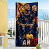 Mbappe Personalized Text Beach Towel Super Soft & Absorbent Suitable for Sports Travel Swimming Yoga Bathroom Beach And Pool