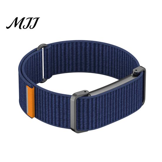 Удобная лента для сна для ежедневного использования, нейлоновая Fitbit Air, дышащий плетеный спортивный ремешок, регулируемый сменный быстросъемный ремешок для смарт-часов