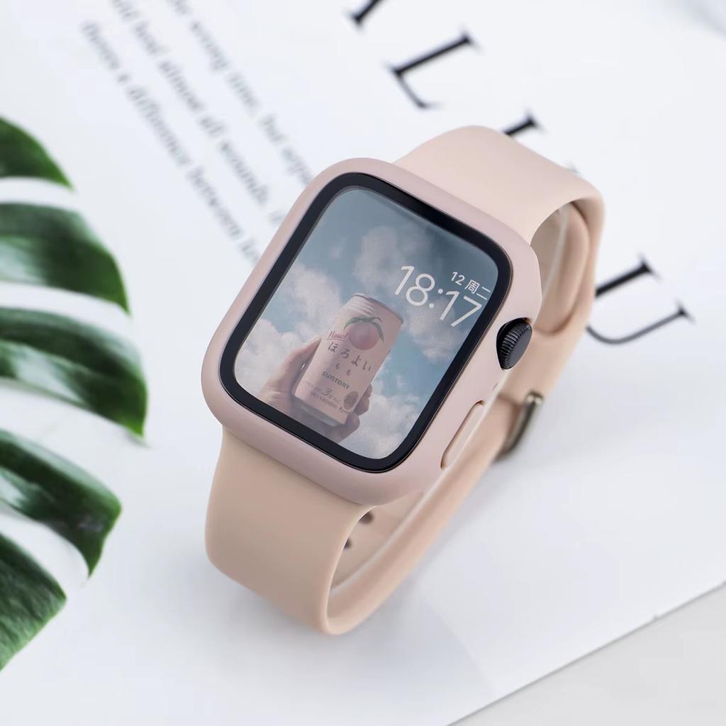 1 упаковка 3-в-1 Совместимый ремешок для Apple Watch 38 мм 40 мм 41 мм 42 мм 44 мм 45 мм 49 мм, Мягкий силиконовый спортивный ремешок для IWatch Series SE 9 8 7 6 5 4 3 2 1