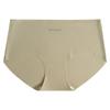 “Seamless Women's Yoga Underwear - 7A Mulberry Silk, Antibacterial Mid-Waist Sports Briefs”