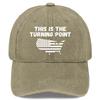Washed D-printed baseball cap, floral hat, trendy hat, outdoor hiking sun hat, baseball cap