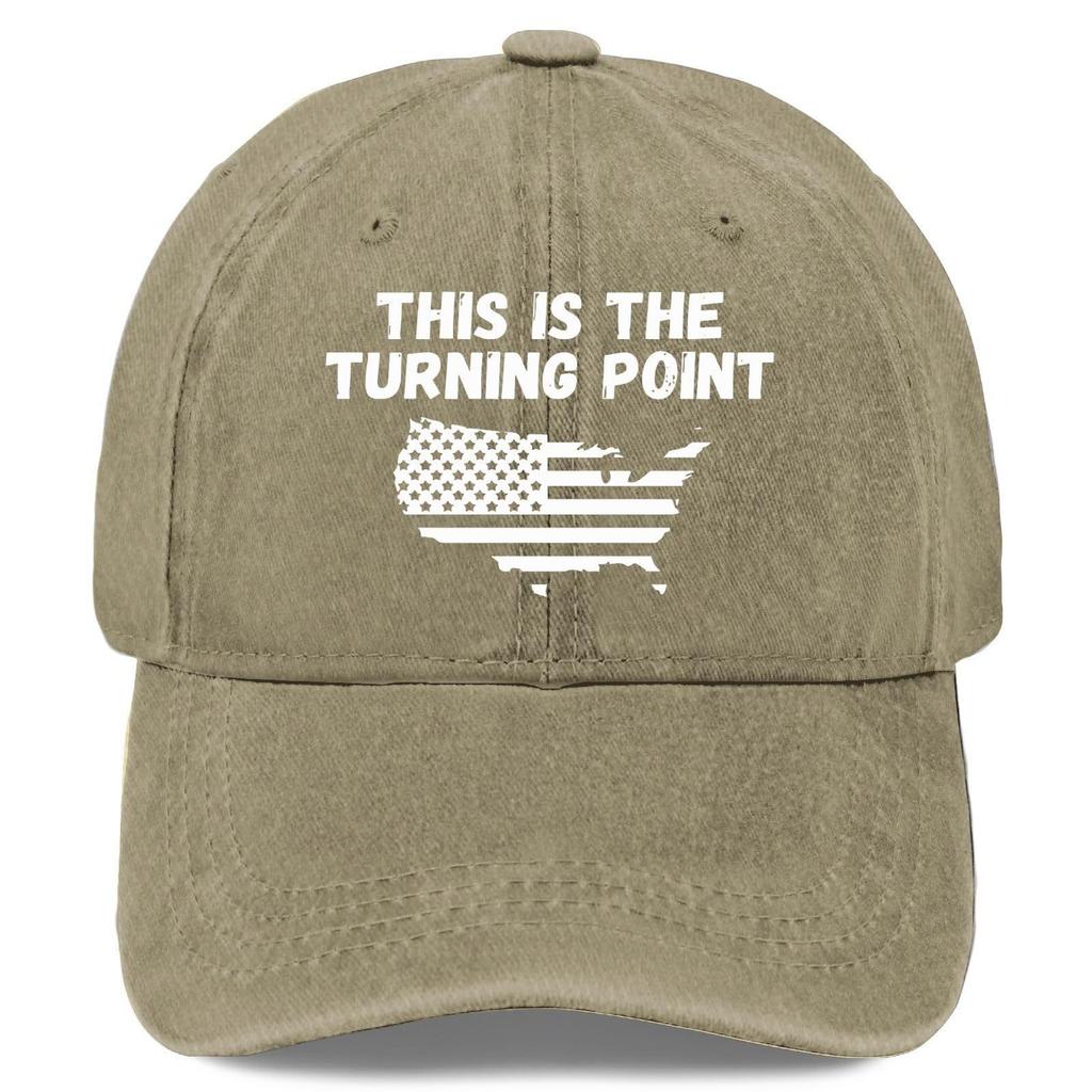 Washed D-printed baseball cap, floral hat, trendy hat, outdoor hiking sun hat, baseball cap
