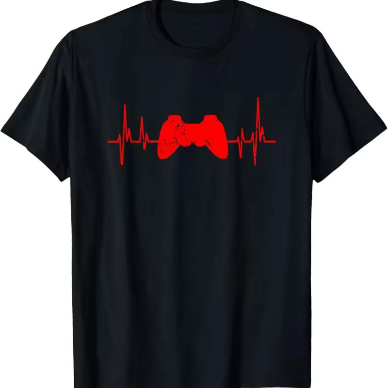 Fun and Creative Game Player Gift Men's T shirt Summer New Popular Fashion Printed Unisex T shirt