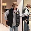Осень и зима новый хлопковый стеганый жилет женский верхний жилет повседневный универсальный студенческий стиль Жилет-куртка для интернет-знаменитости