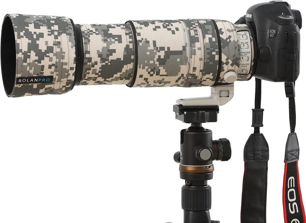 ROLANPRO Waterproof Lens Cover for Canon EF L IS II USM Digital Camouflage 100-400mm F4.5-5.6 - #UCP