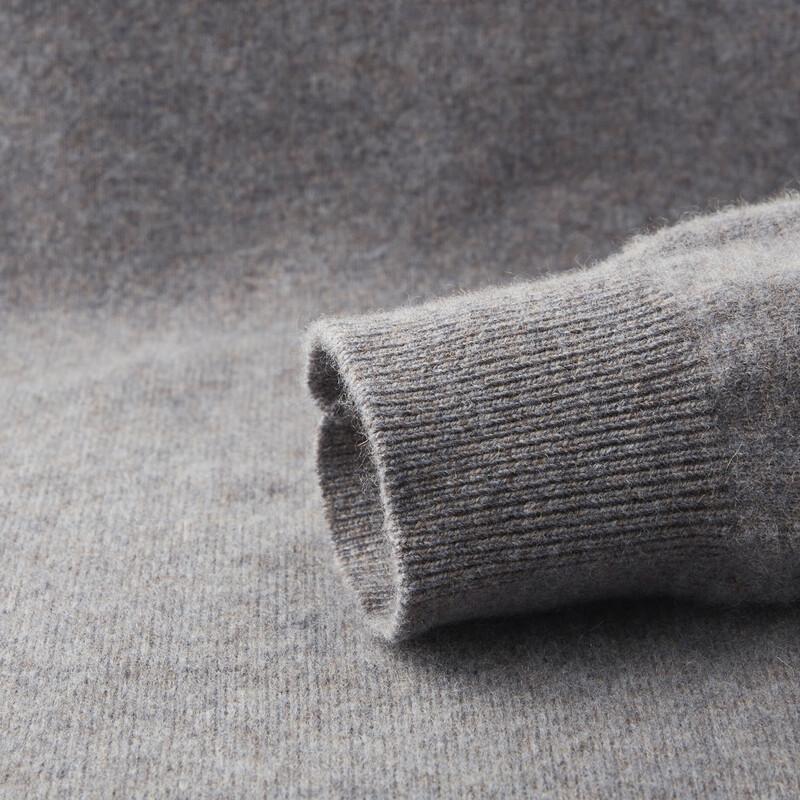 Men's Thickened Cashmere Wool Blend Crewneck Sweater