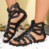 2025 Новые женские сексуальные сандалии с темпераментом, Самая горячая женская подростковая обувь для девочек, Модные и универсальные пляжные сандалии на платформе