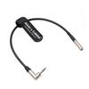 Canon R5C DIN TRS 90 Degree Timecode Cable for Tentacle Sync and Alvin 1.0/2.3~3.5mm