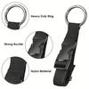 Adjustable Luggage Strap with Hooks & Buckle, Travel Carry Strap for Suitcase
