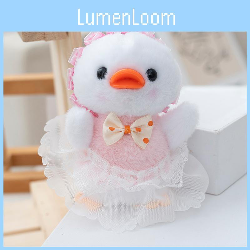 Plush Duck Cute Doll Keychain Toys With Soft Pp Cotton For Kids Gifts Decor