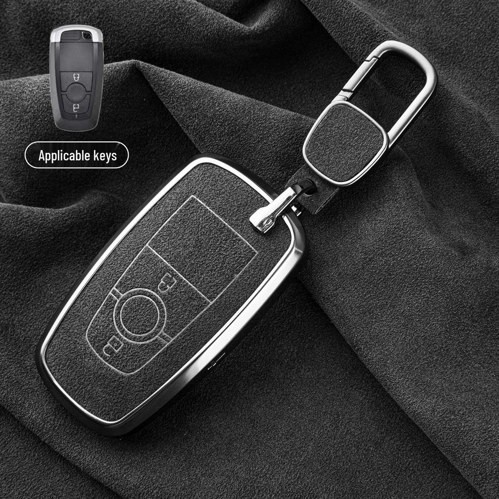 Premium Sheepskin Key Cover for Ford Explorer ST, Edge L, Mondeo EVOS