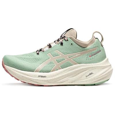 Gel Nimbus 26 TR Nature Bathing - Женские кроссовки Rose Rougue зеленые 1012B653-250