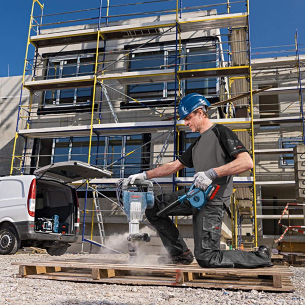 Продано беспроводное зарядное устройство для воздуходувки Bosch Professional 18 В (только тело, отдельно) ГБЛ18В-120Н