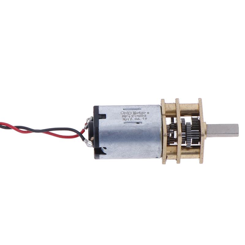 Dc 3V-6V 5V 55Rpm Reduction Gearbox Slow Speed Micro N20 Full Metal Gear Motor