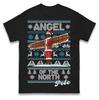 Angel Of The North Pole Christmas T Shirt Tshirt Mens Womens Unisex Tops Tees