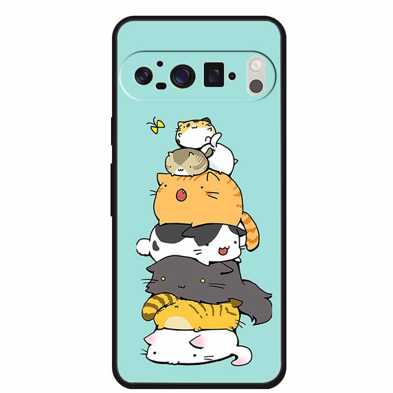 Для Google Pixel 10 Pro XL 5G Чехол 10Pro XL 6.8" Coque Черный Силикон Мягкий ТПУ Чехол для Телефона Для Google Pixel 10 Pro Чехол Оболочка Сумка