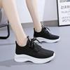 2024 Spring Summer Sneakers Leisure Fashion Running Mesh Breathable Women Soft Sole Zapatillas De Mujer Solid Lace Up Tennis