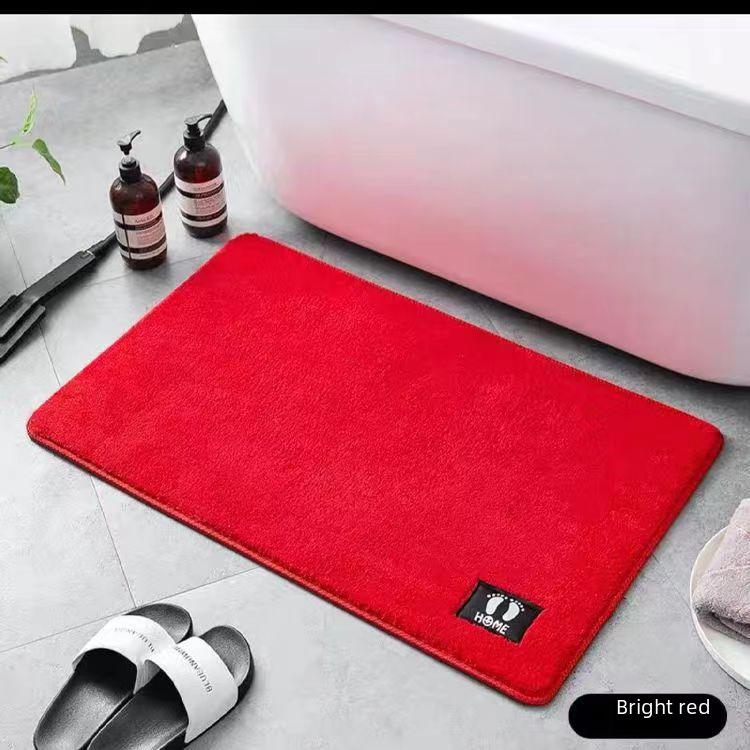 Утолщенные нескользящие впитывающие коврики для ванной комнаты - водонепроницаемые и грязеотталкивающие коврики для дверей и туалетных ножек.