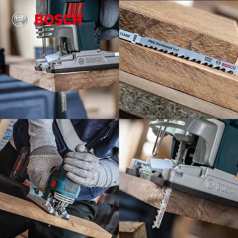 Bosch Профессиональное пильное полотно Твердая древесина Быстрая резка Лобзиковое полотно T144DF 100мм