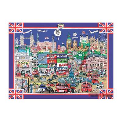 Puzzle Life London City Night 500 Pieces, 38x52cm Jigsaw Puzzle, Childrens Games, Educational Toys