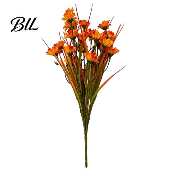 Artificial Flower with Eucalyptus Leaf Fall Leaf, Lifelike Faux Plants, Long Lasting Fake Plants UV Resistant for Autumn Thanksgiving Harvest Festival