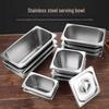 AVADEN Stainless Steel Food Pan with Lid