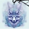 Fox and Sage Metal Spinner Wind Spinner Blue White Fox Design No Power Needed Indoor Outdoor Decor for All Seasons Holidays