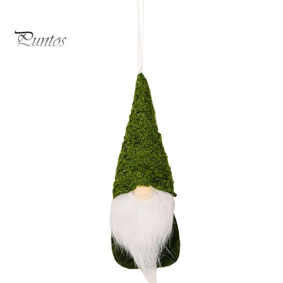 Рождественские подвесные украшения в виде гномов, плюшевые украшения в виде гномов, статуэтка безликого гнома ручной работы для украшения стены, дерева, камина, окна