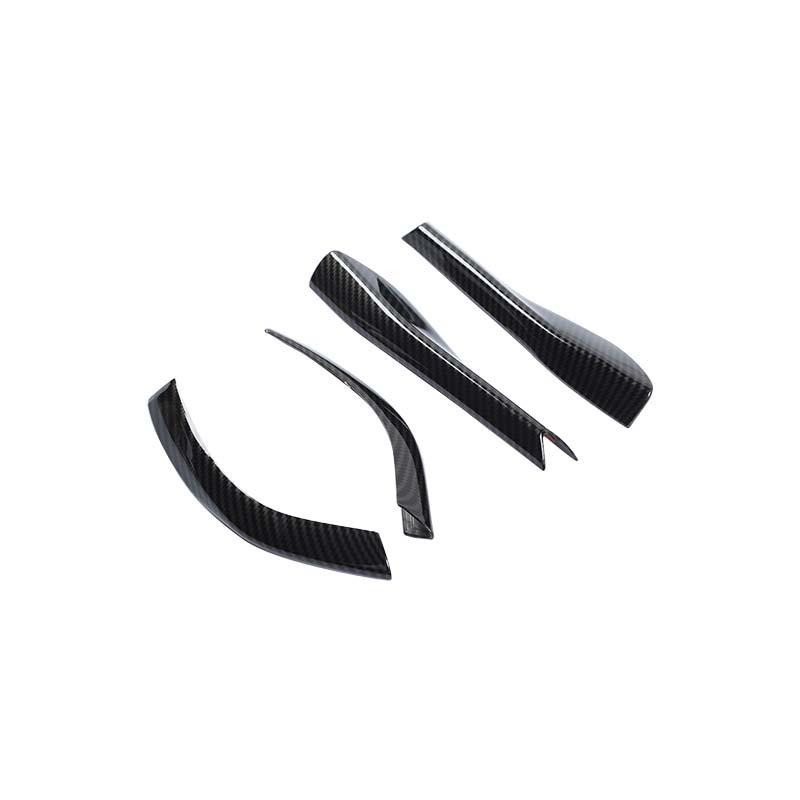 ABS Reversing Mirror Base Decoration Cover Sticker Trim For Ford Mustang 2015 Up Car Exterior Accessories