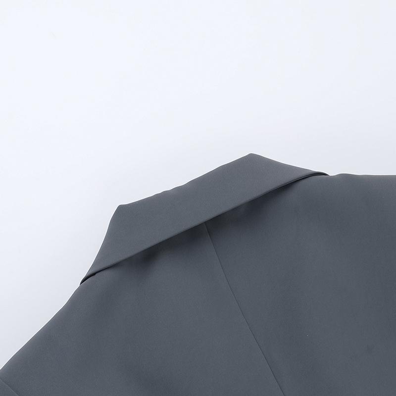 Flower Belt Blazer Coat Women's Street Fashion Loose Pocket Long Sleeve Jackets Autumn Winter Casual Commuter Blazers Female Temperament Coats