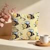 Busy Little Bee Cushion Cover Soft Pillow Cases for Home Bedroom Living Room Sofa
