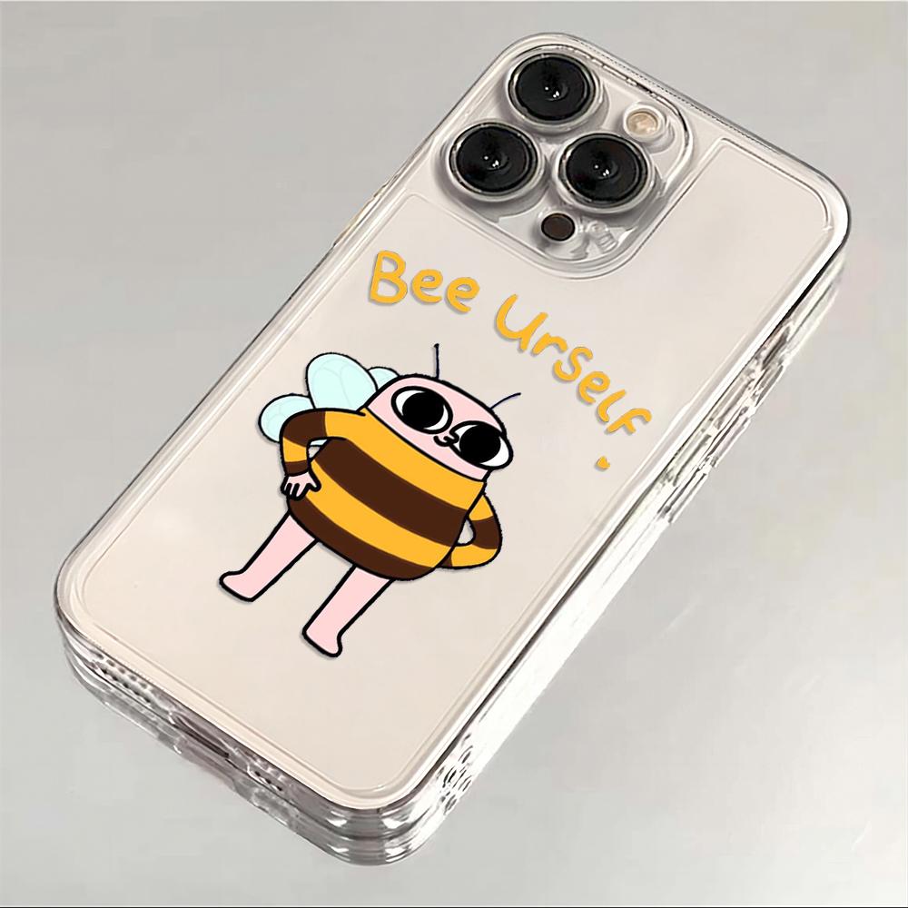 Ketnipz маленький розовый боб Чехол для телефона для iPhone 17 16 15 14 13 12 Mini Air Pro Max X XR XSMax 7 8 Plus Прозрачная мягкая задняя крышка