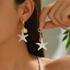 Women's Earrings Ocean Vacation Style Niche Light Luxury High-end Stud Earrings Personalized Starfish Earrings