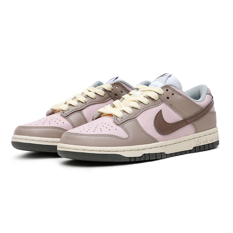 Nike Dunk Low 'light Smoke Grey' Низкие кеды для скейтбординга Женские Шампанское Розовый Коричневый DD1503-117(Команда15-)