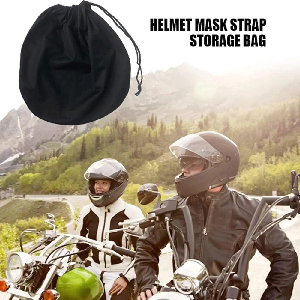 Dust Proof Drawstring Pocket Soft Full Half Helmet Lid Protect Bag New Motorcycle Helmet Bag