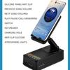 Multi-functional Bluetooth Speaker Tablet  Mobile Phone Stand Can Be Rotation Lifted Folding Portable Charging Bank LED Lights U Disk Player