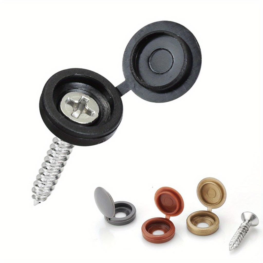 100 шт. Саморез с крестообразной крышкой Декоративная заглушка для отверстия Саморез с крышкой