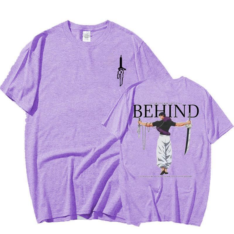 Новая Аниме Фушигуро Тодзи К Тому, Кто Оставил Все Позади Графическая Футболка Мужчины Женщины Харадзюку Футболка Y2k Топы