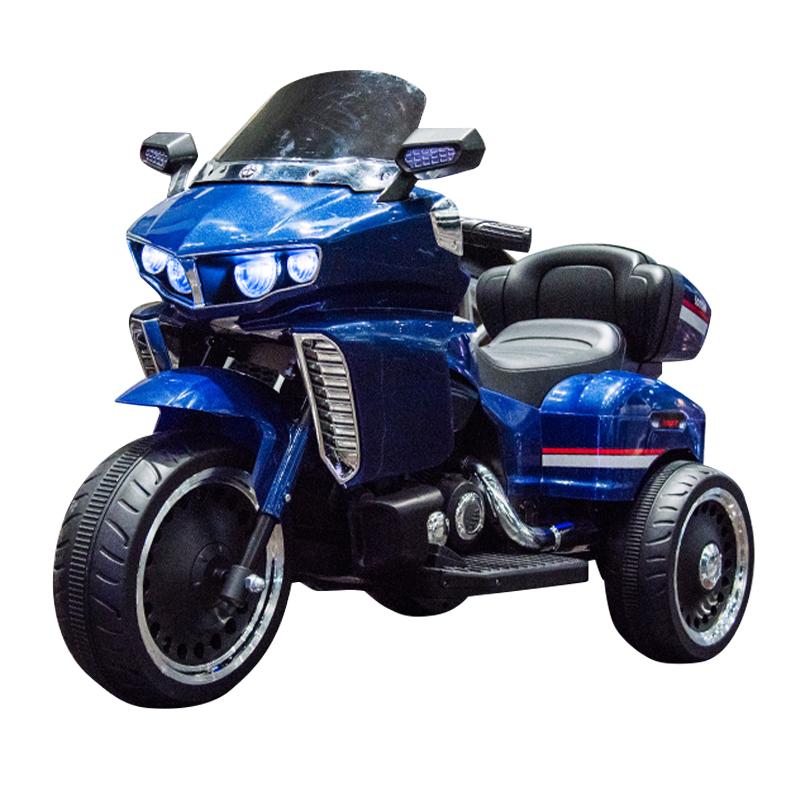 Детский электрический мотоцикл с двойным приводом, трехколесный велосипед, большой игрушечный автомобиль, который может сидеть на детском аккумуляторном мотоцикле