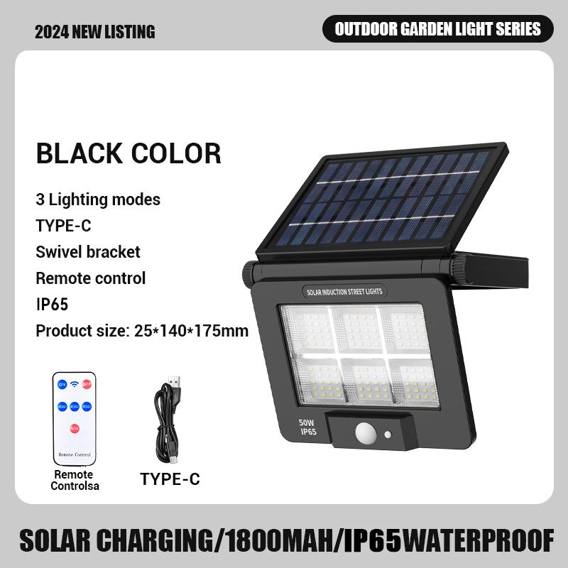 Светодиодный настенный светильник с датчиком движения на солнечной батарее 1/2 шт. Наружное освещение на солнечной энергии для двора, сада, забора, гаража, водонепроницаемый уличный фонарь