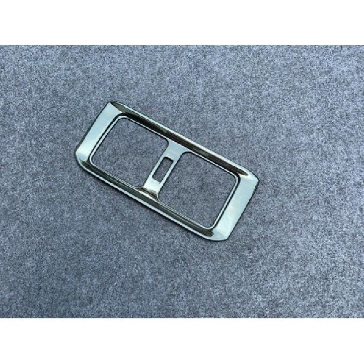 Rear Black Air Vent Outlet Stainless Steel Cover Frame For - Toyota RAV4