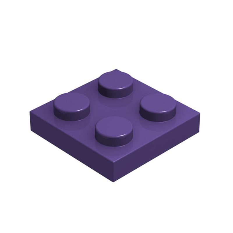 80 шт. Пластина 2x2 точки Разноцветная Совместимая с 3022 94148 Самоблокирующиеся Кирпичи Строительные Блоки Игрушки Аксессуары