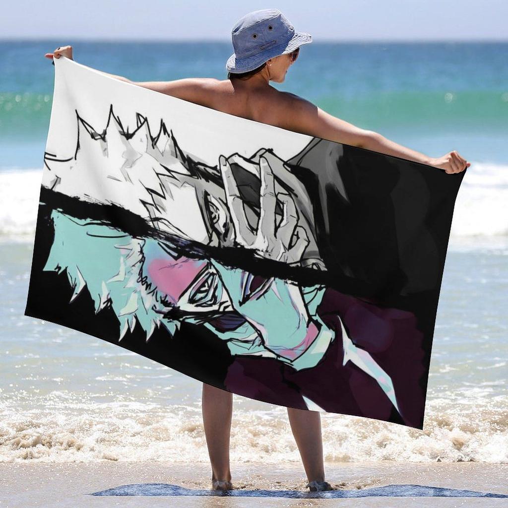 1 шт. Jujutsu Kaisen Юдзи Итадори Рёмен Сукуна Пляжное полотенце Микрофибра Быстросохнущее Аниме Полотенце для ванны Для бассейна Пляжа Путешествий Отаку Фанаты