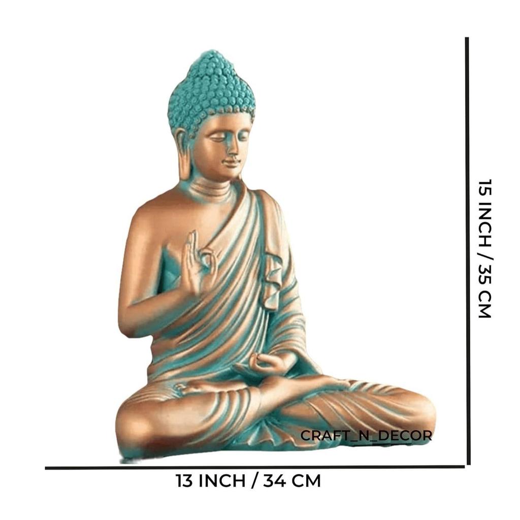 Изделия ручной работы из смолы для медитации Статуя Будды-идола Подарочный предмет Подарочный предмет Полистоун Домашний декор Украшения Последние