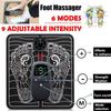 EMS Foot Massager Leg Shaping Electric Kneading Muscle Pain Relaxing Massage Cushion