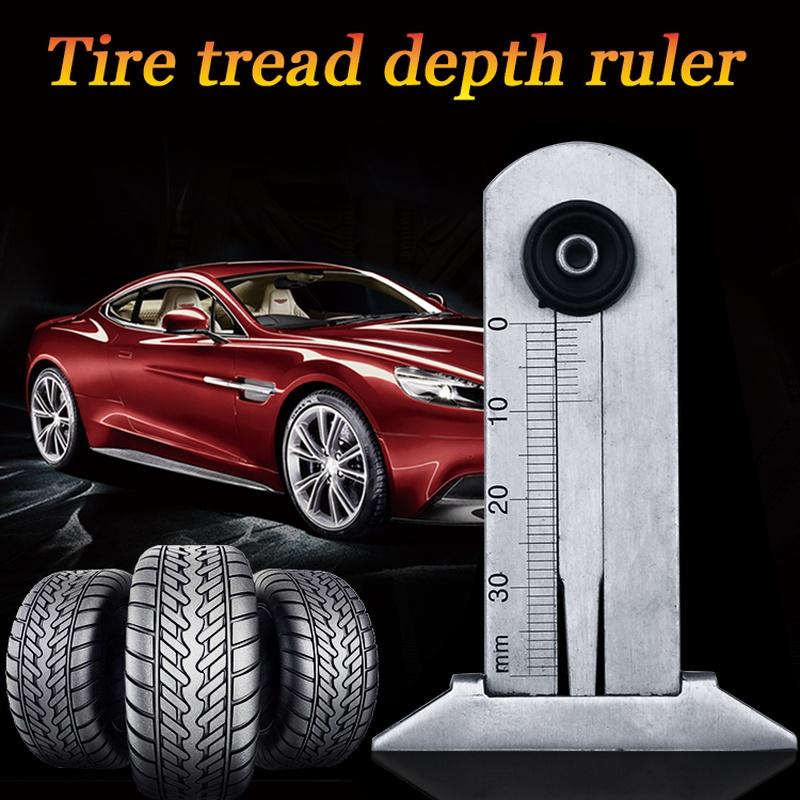 1 Pcs Car Tyre Tire Tread Depth Gauge Meter Auto Tire Detection Measuring Tool Caliper Thickness Gauges