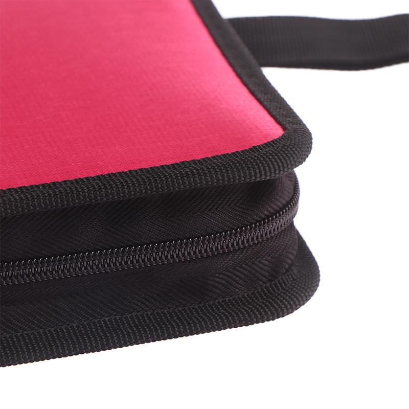 Автомобильный футляр для компакт-дисков на 80 листов, сумка для хранения дисков, DVD, сумка, органайзер для альбомов