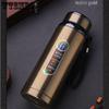 Intelligent Large-capacity 304 Stainless Steel 800ml Vacuum Flasks Portable Stainless Steel Thermos Cup Water Bottle Travel Tea Mug Office Thermos Cup